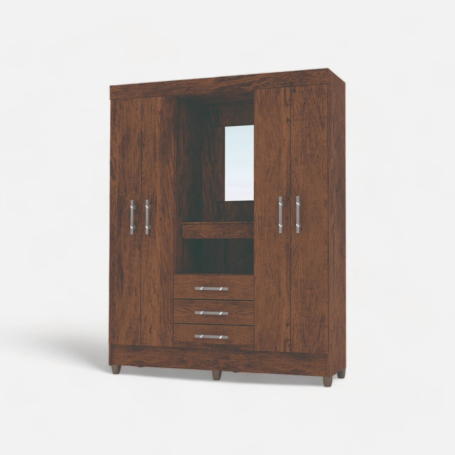 Closet Capelina - 4 Puertas y 3 Cajones