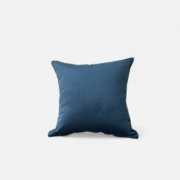 Cojín Felpa Azul Petróleo