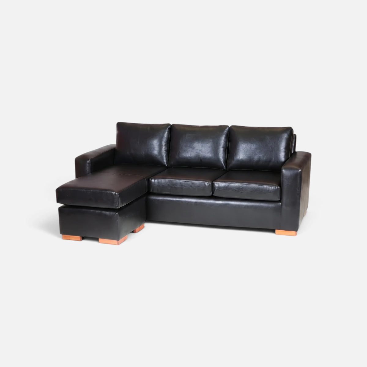 Seccional Magic - Cuero Sintético Pu Negro