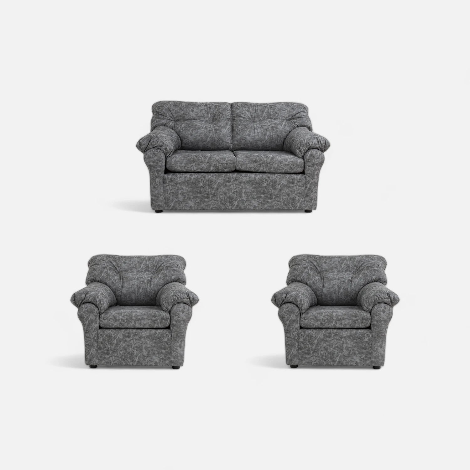 Living América 211 - Cuero Sintético Auris Gris