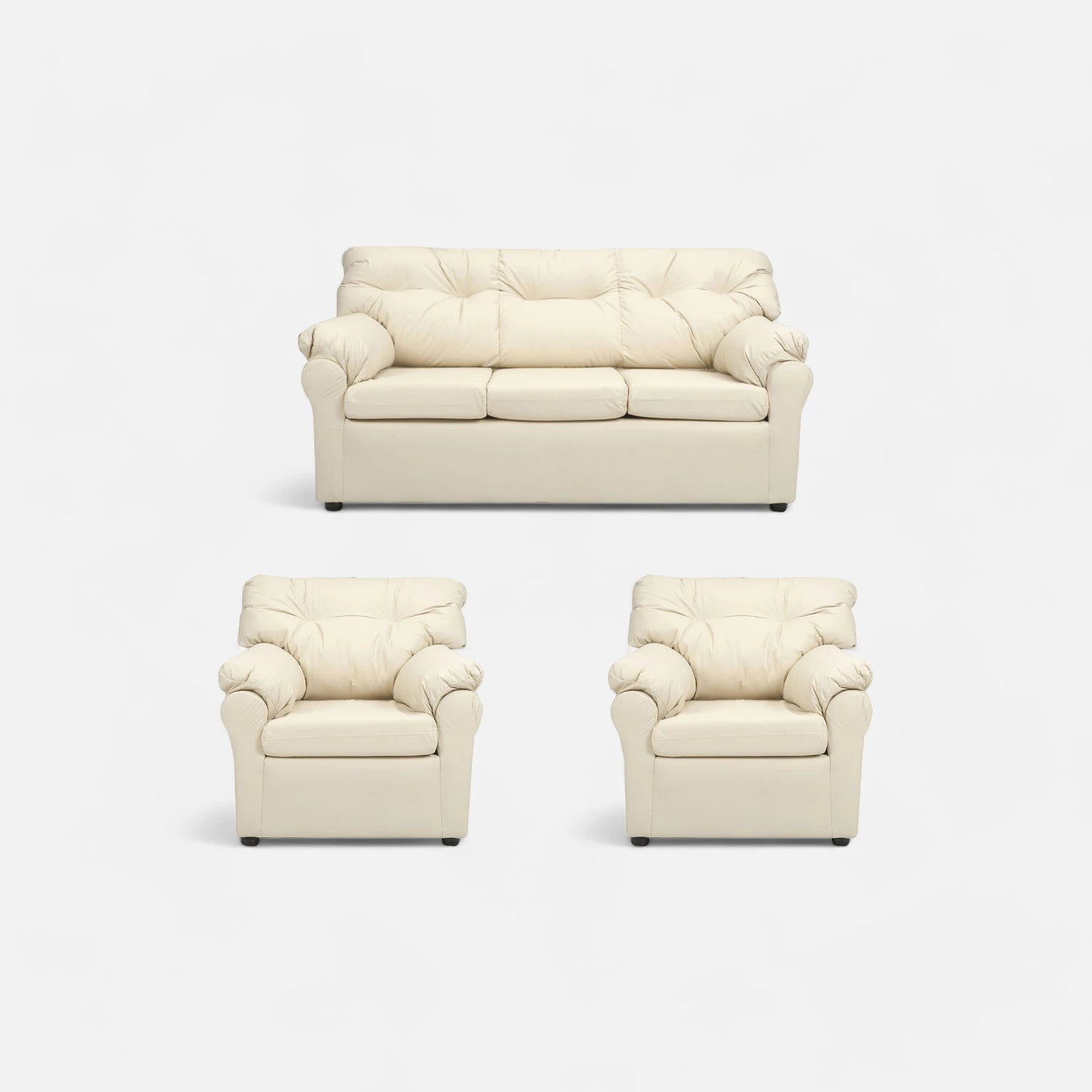 Living América 311 - Cuero Sintético Pu Beige