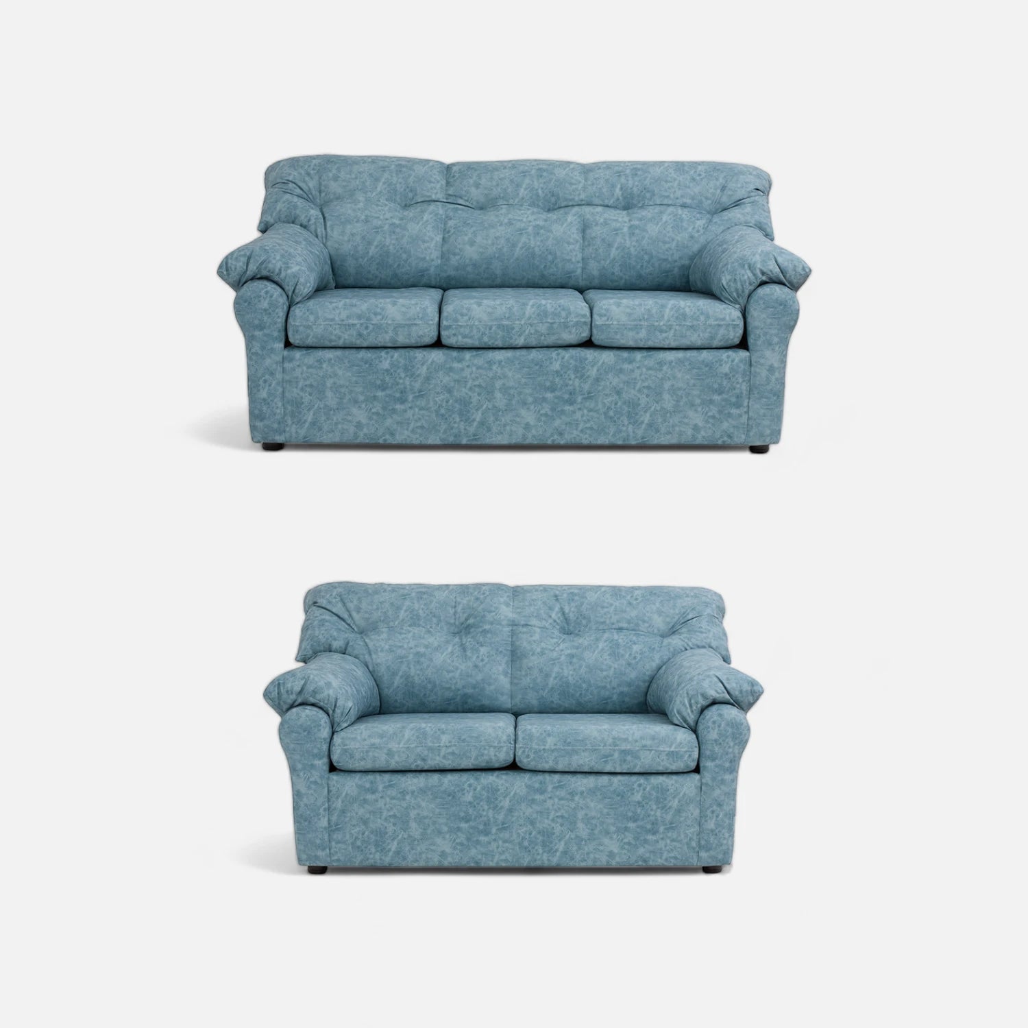 Living América 32 - Cuero Sintético Auris Azul Claro