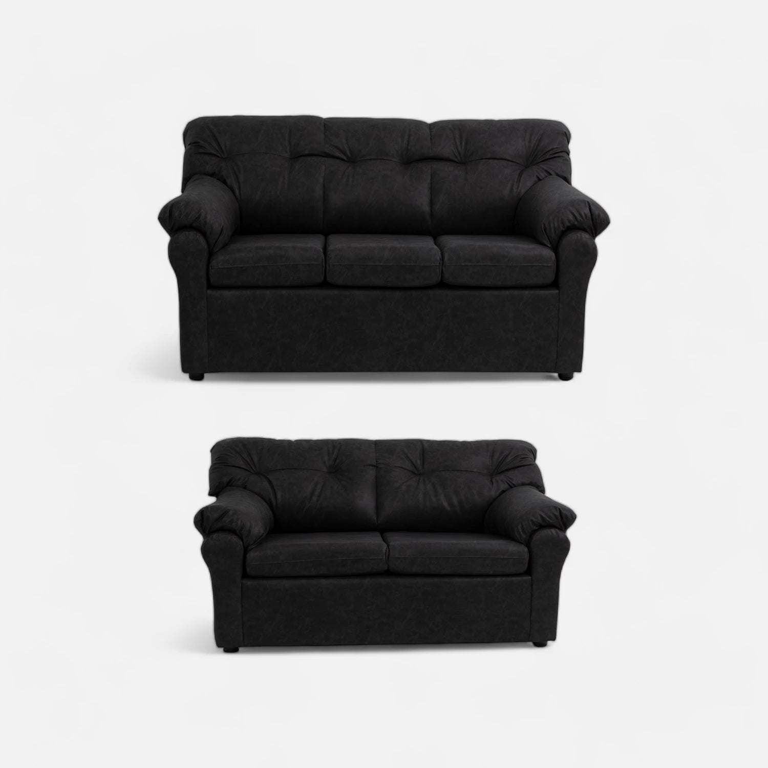 Living América 32 - Cuero Sintético Auris Negro