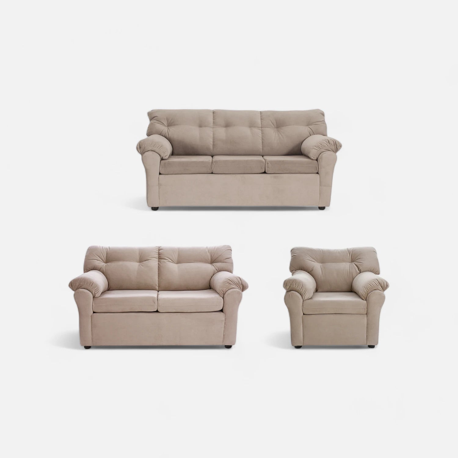 Living América 321 - Tela Felpa  Beige