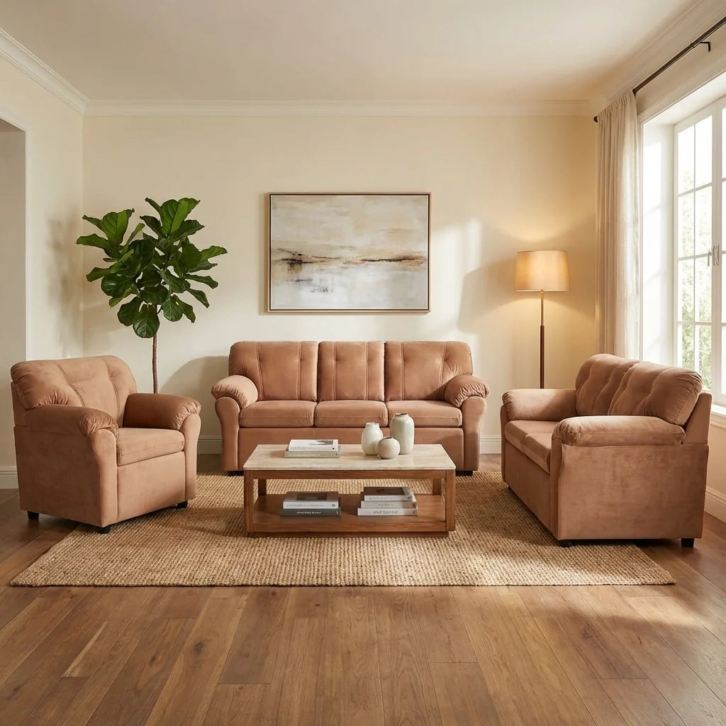 Living América 321 - Tela Felpa Tostado