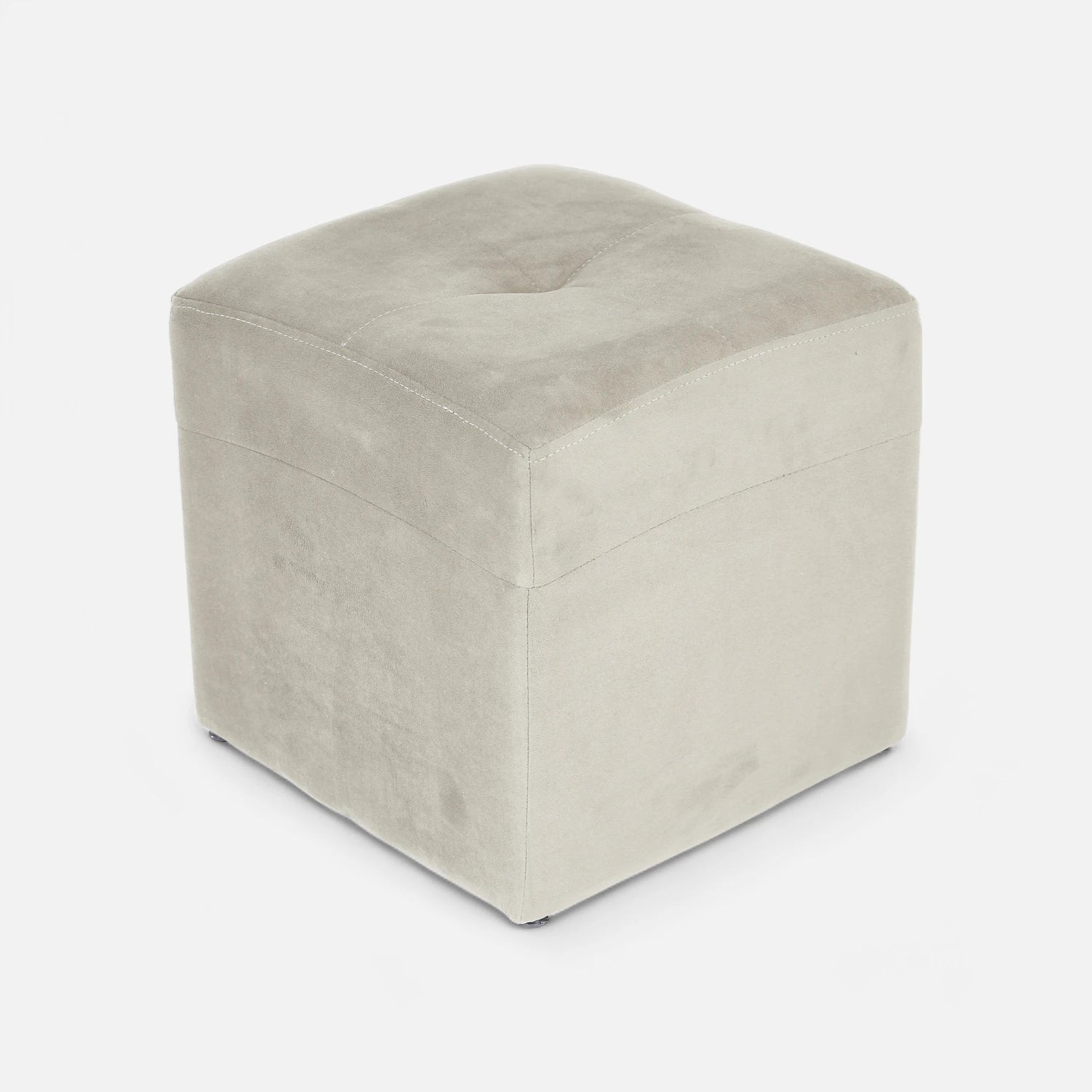 Living Emilia 3 Cuerpos Y 2 Poufs - Tela Felpa Beige