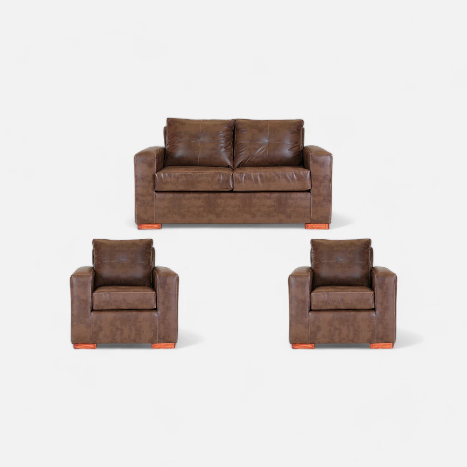 Living Franco 211 - Cuero Sintético Pu Caramelo