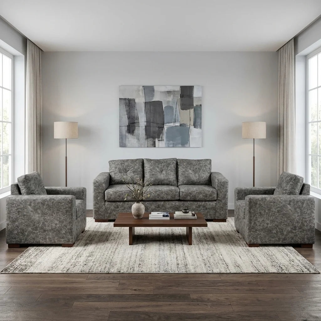Living Franco 311 - Cuero Sintético Auris gris