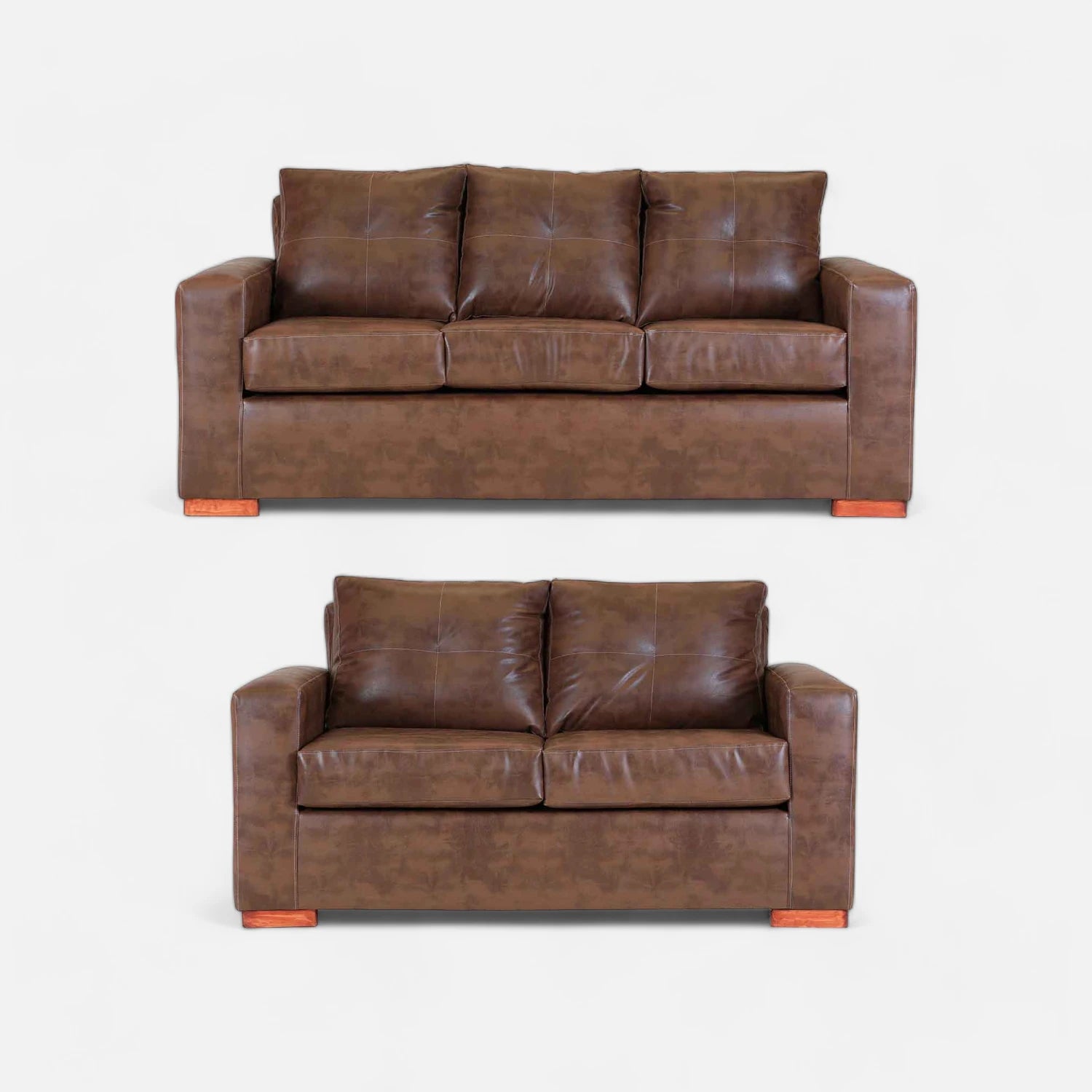 Living Franco 32 - Cuero Sintético Pu Caramelo