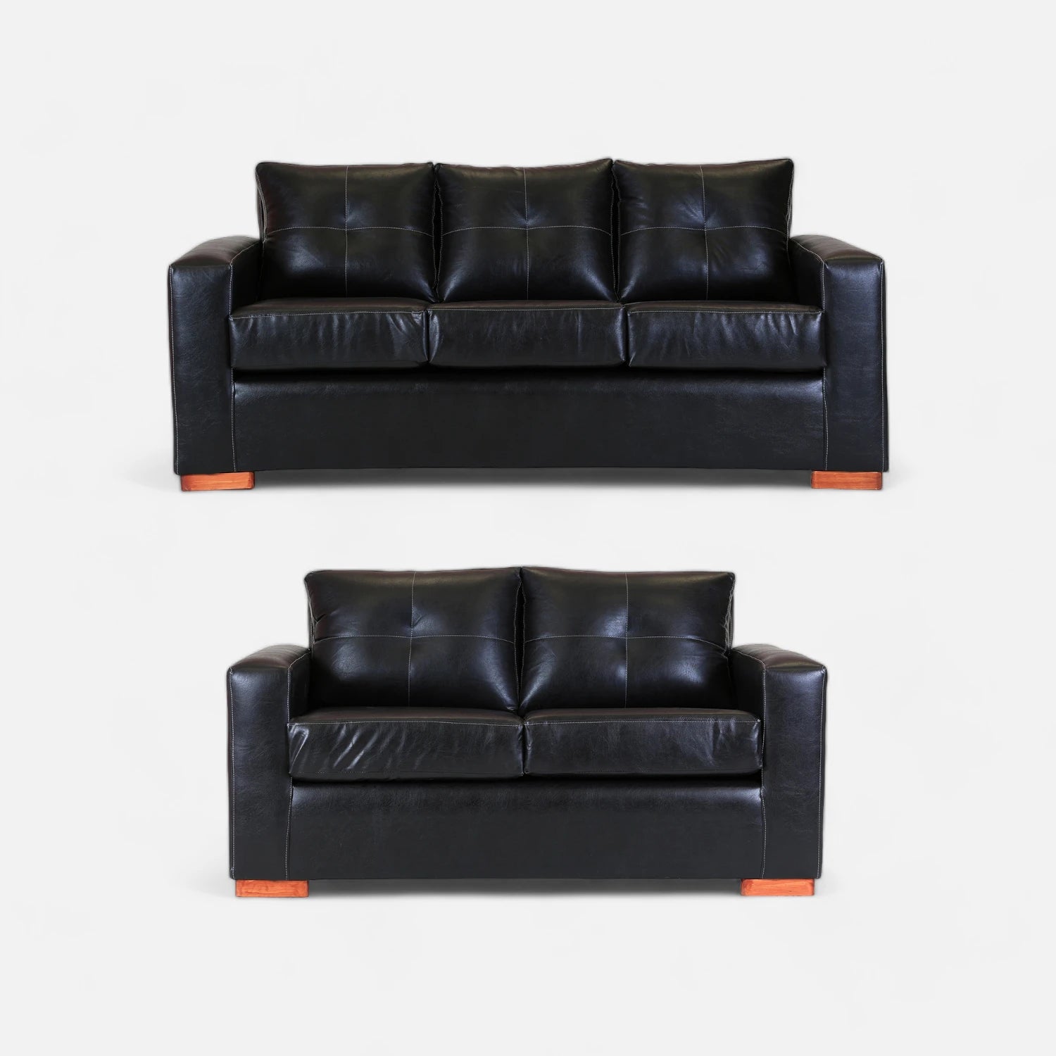 Living Franco 32 - Cuero Sintético Pu Negro
