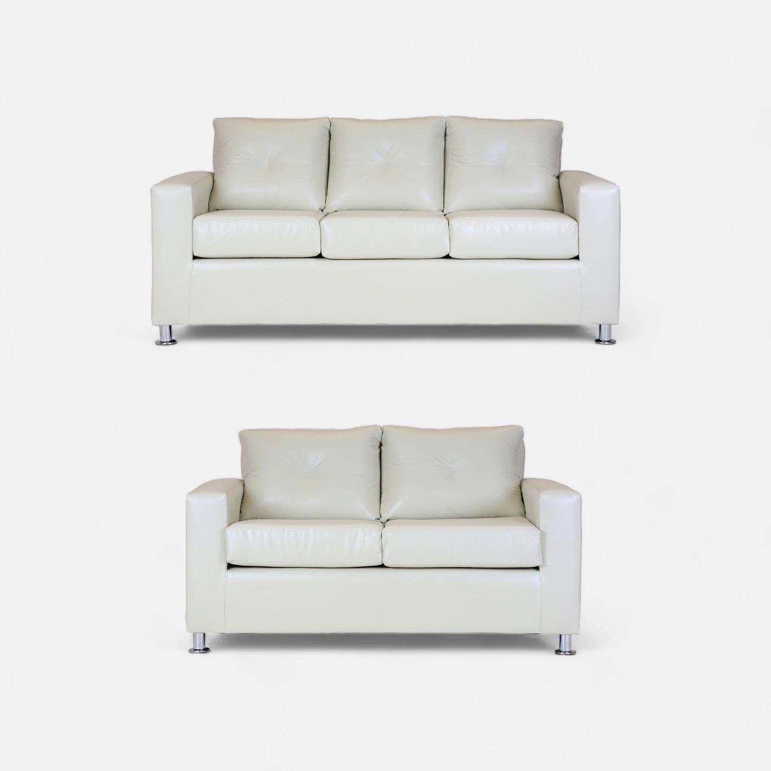 Living George 32 - Cuero Sintético Pu Beige