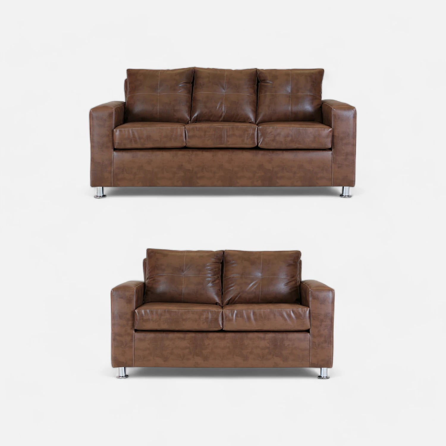 Living George 32 - Cuero Sintético Pu Caramelo
