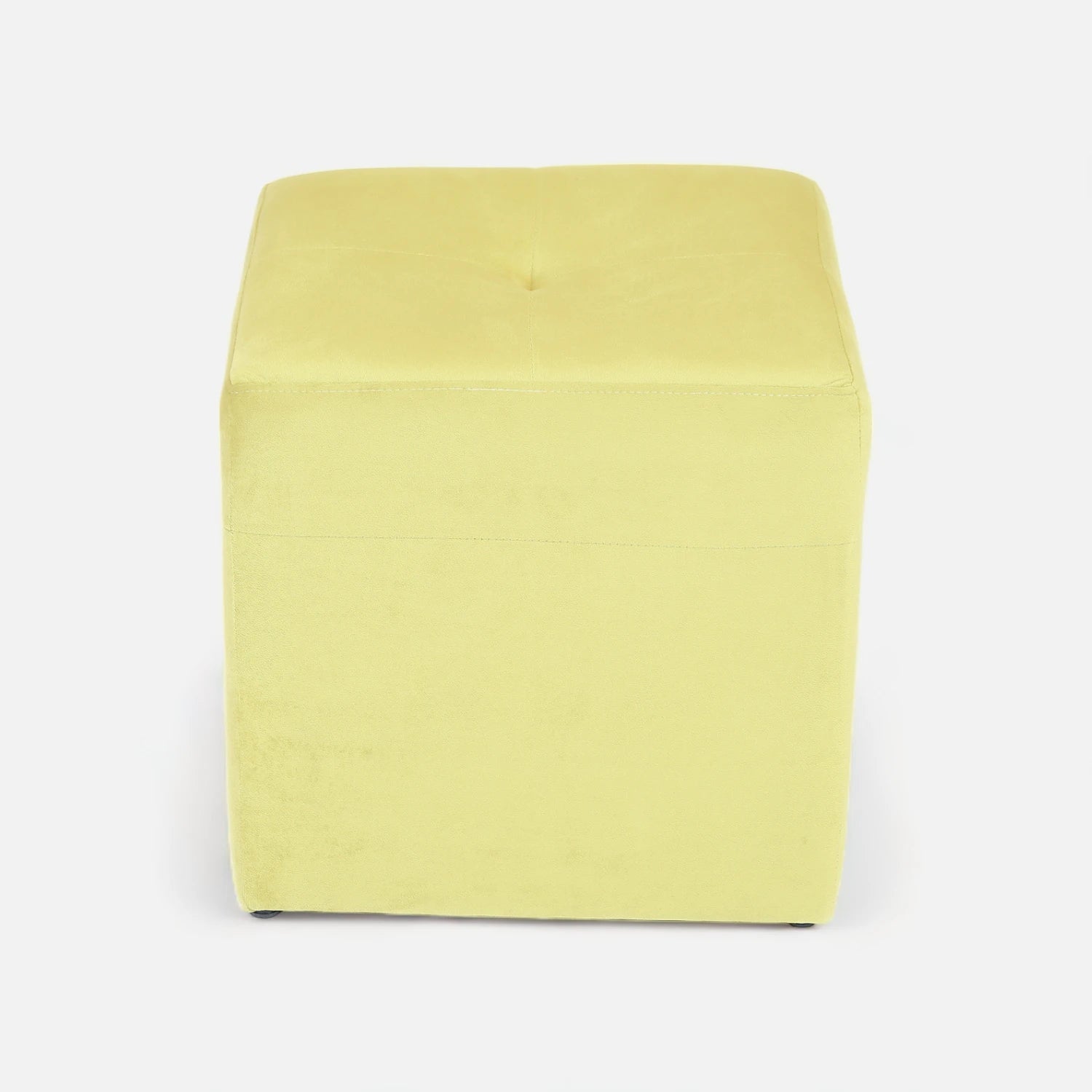 Pouf Cubo - Tela Felpa Pistacho