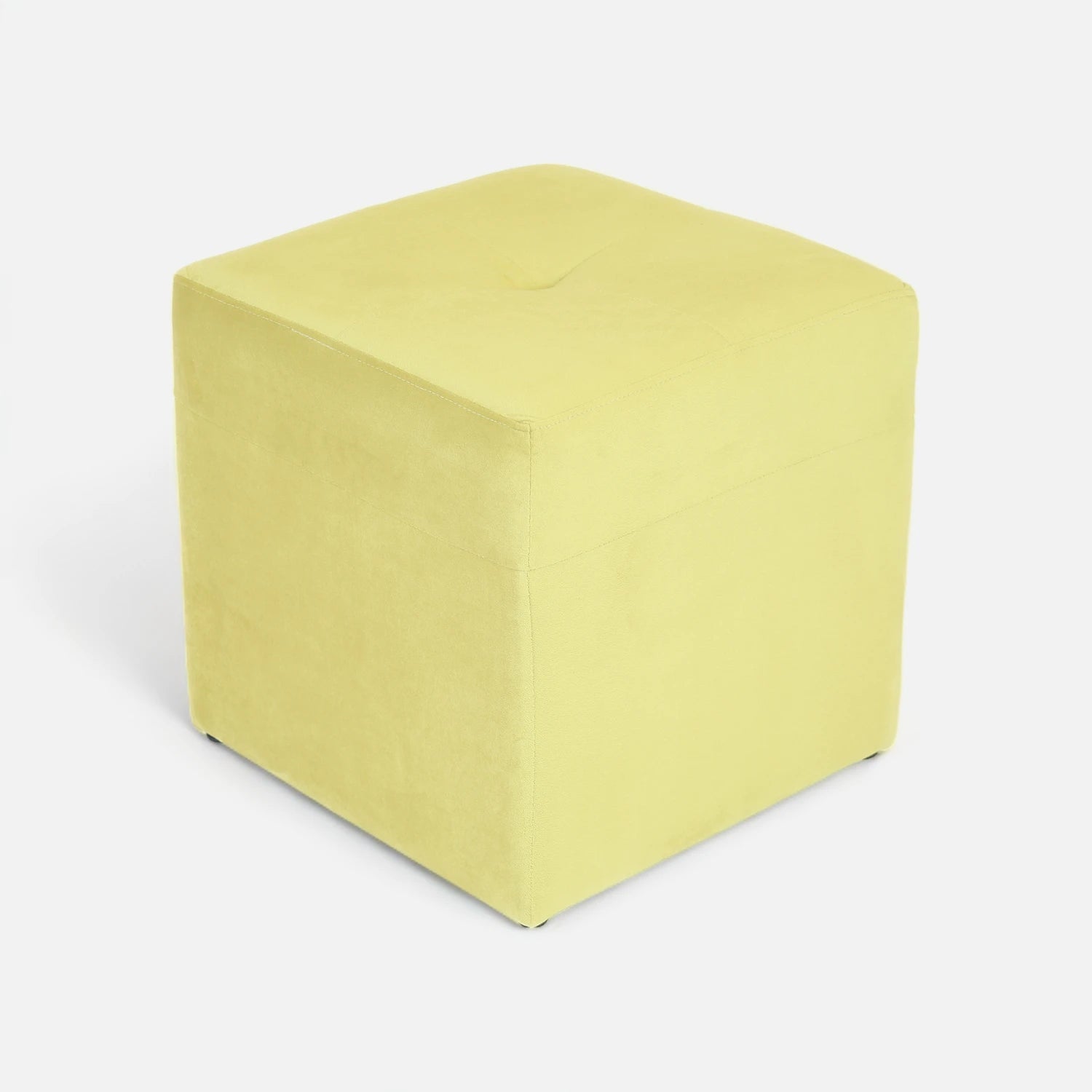 Pouf Cubo - Tela Felpa Pistacho
