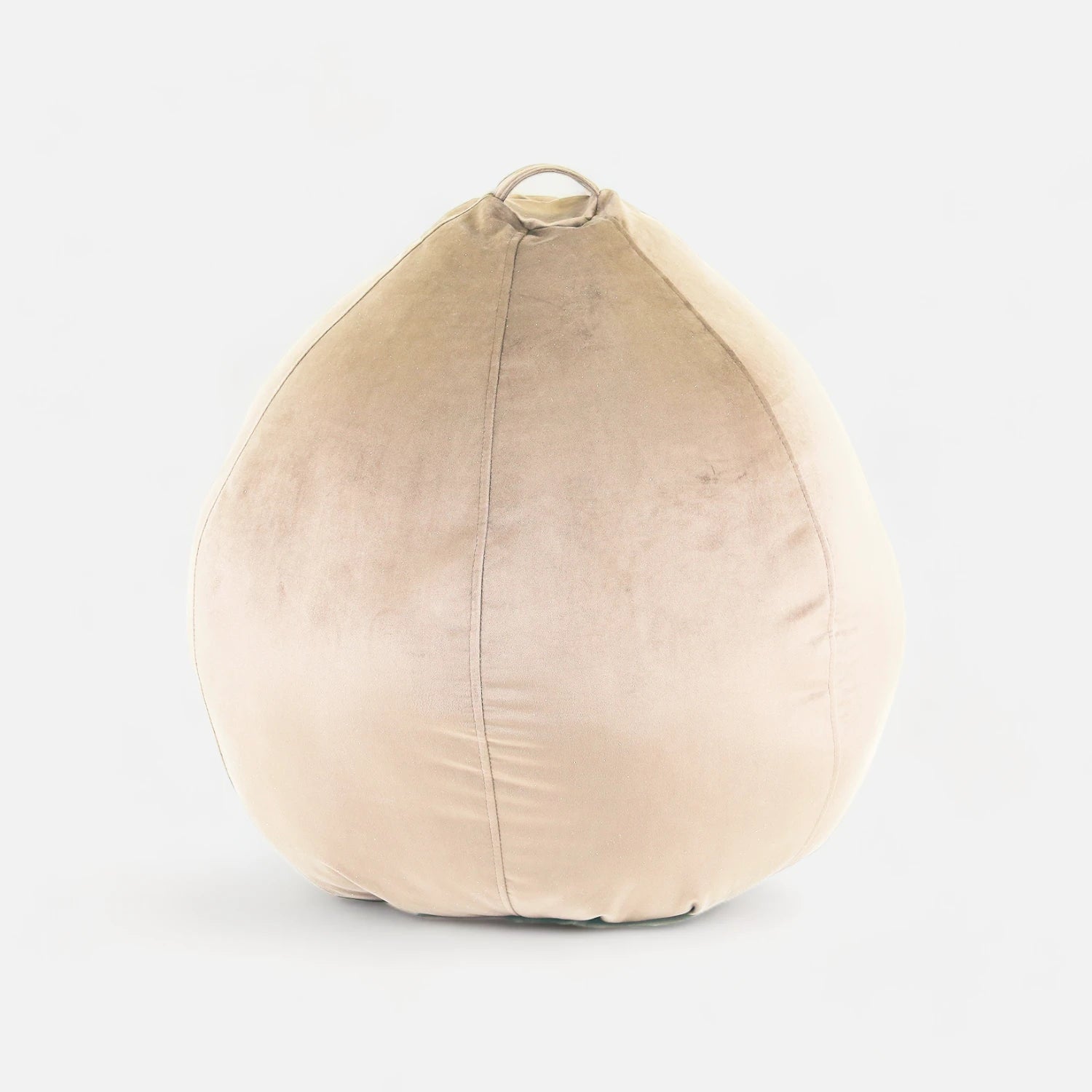Pouf Pera Felpa Beige
