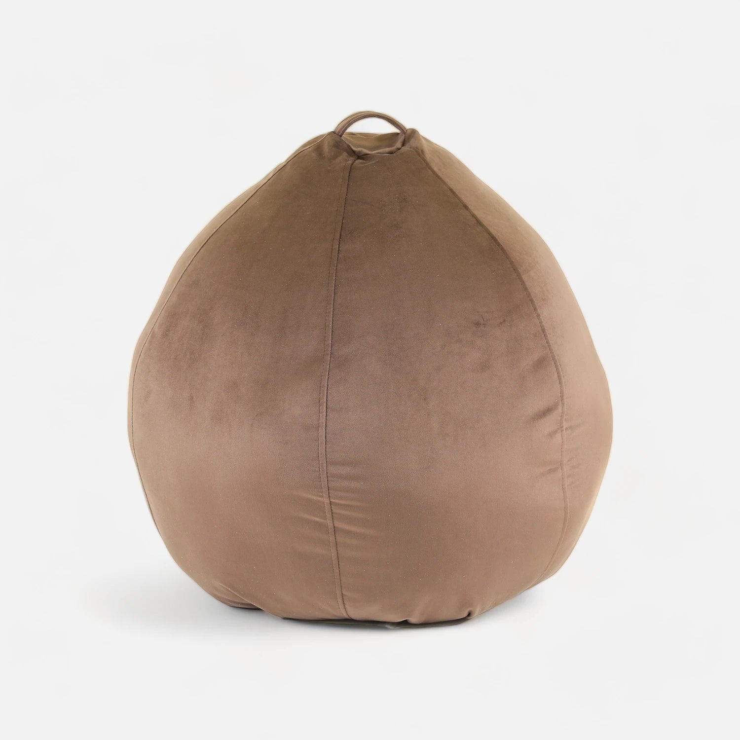 Pouf Pera Felpa Chocolate