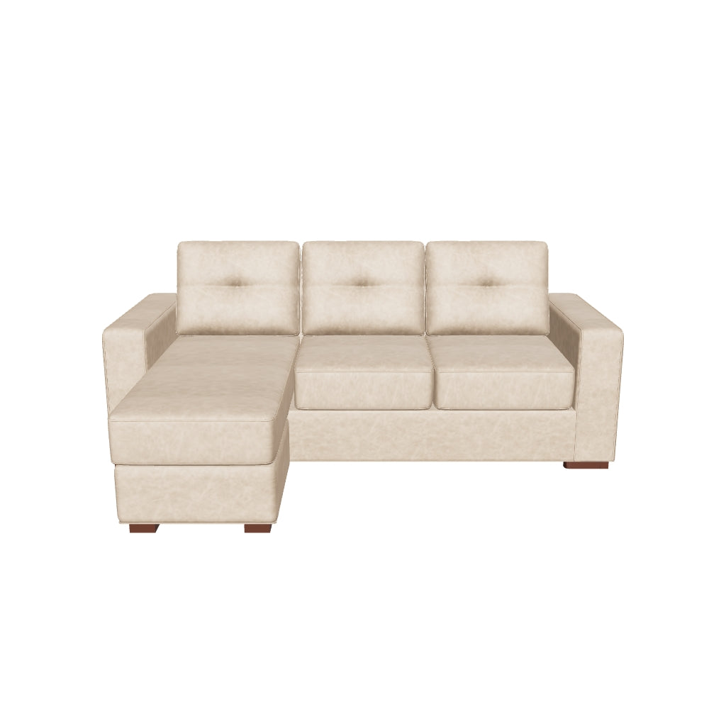 Modelo 3D Seccional Magic Cuero Sintético Auris Beige