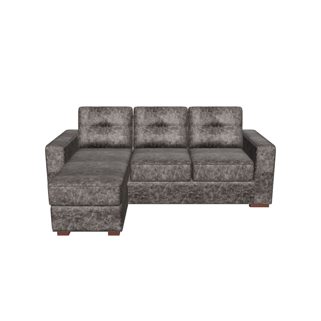 Modelo 3D Seccional Magic Cuero Sintético Auris Gris