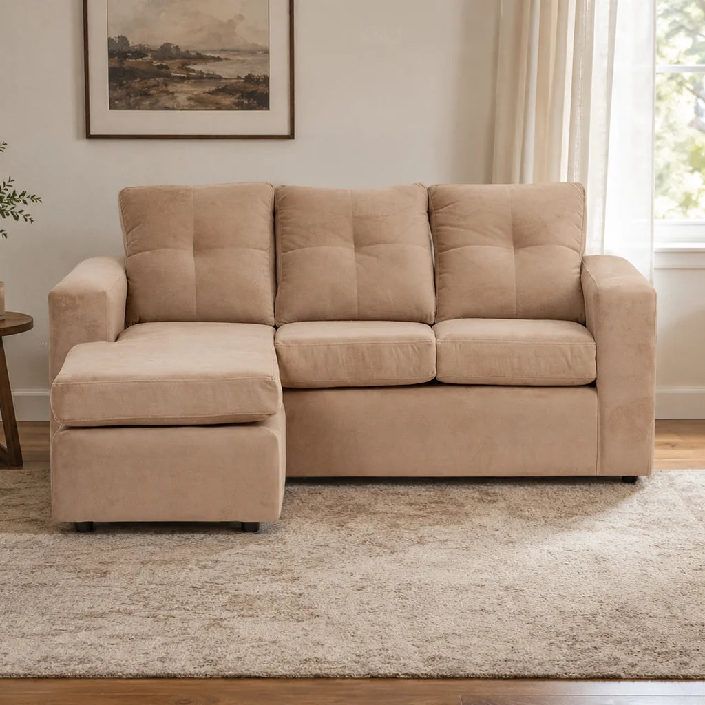 Seccional Emilia - Tela Felpa Beige