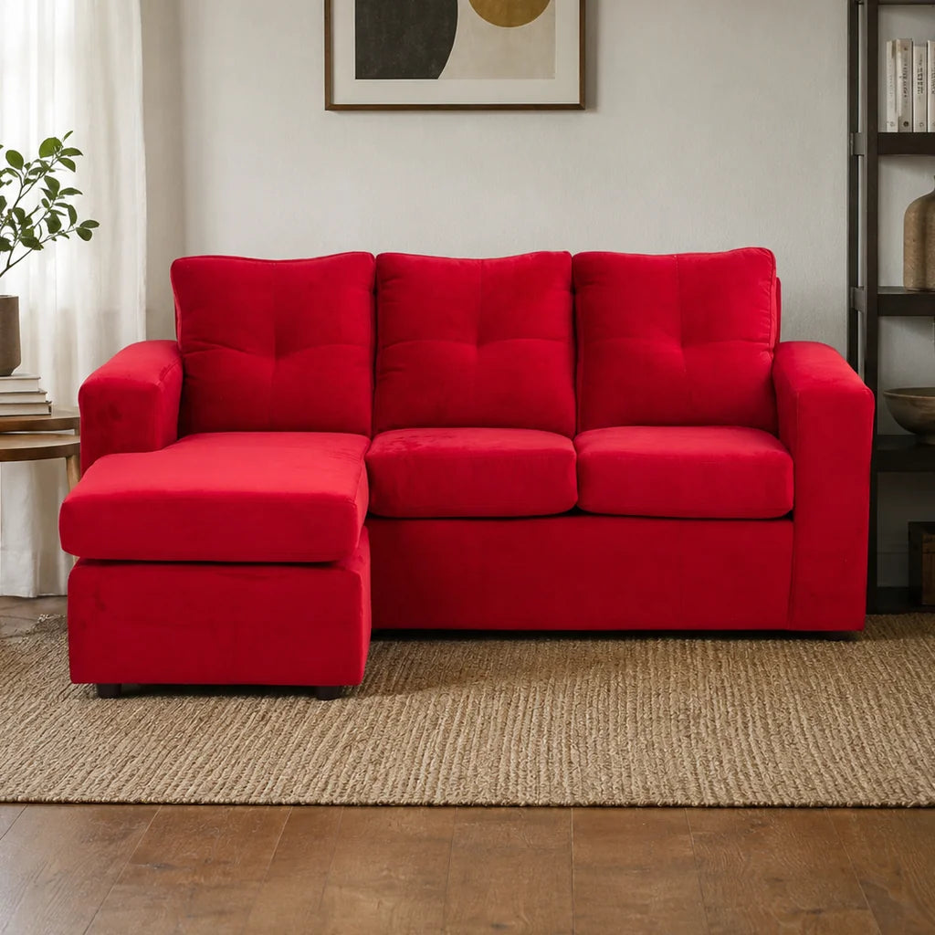 Seccional Emilia - Tela Felpa Rojo