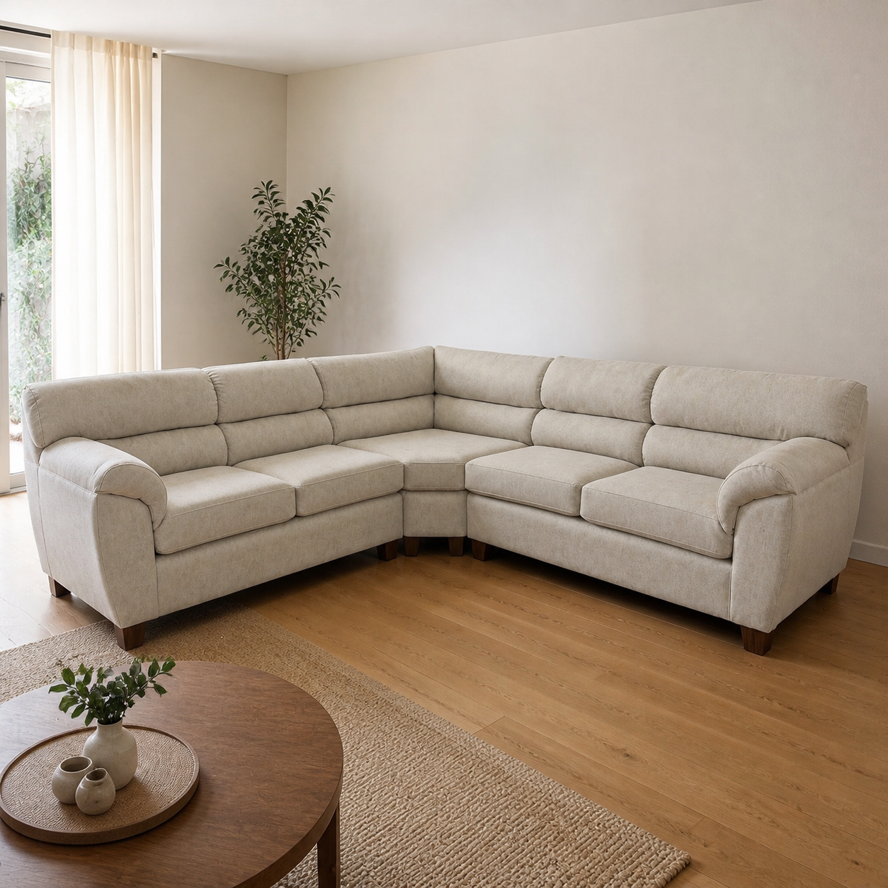 Seccional Ivannia - Tela Lino Sidelli Beige
