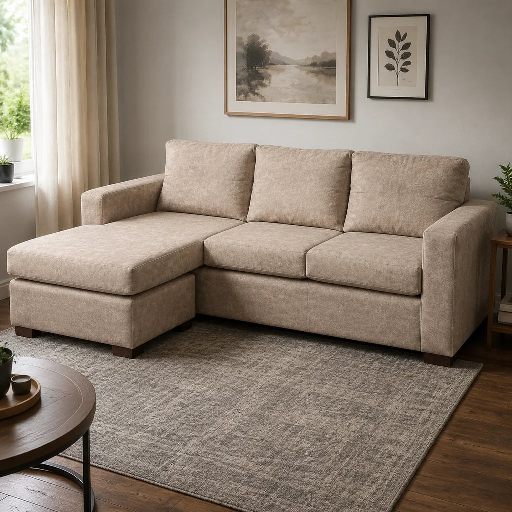 Seccional Magic - Cuero Sintético Auris Beige