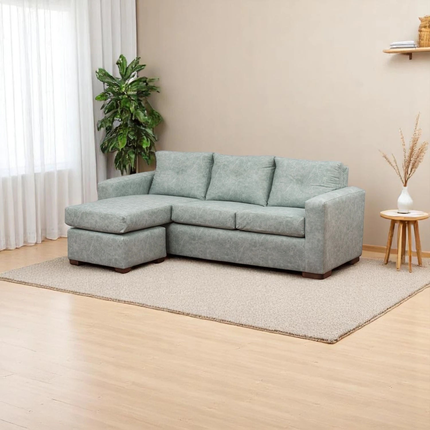 Seccional Magic - Cuero Sintético Auris Verde Agua