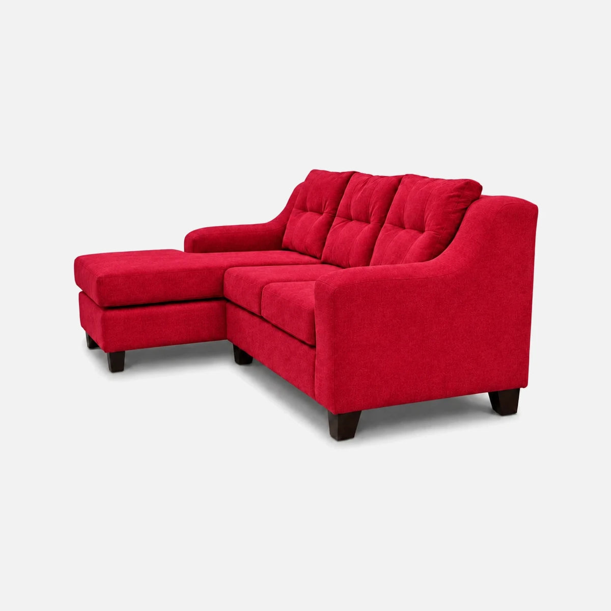Seccional Martina - Tela Lino Finesse Burdeo, perspectiva derecha