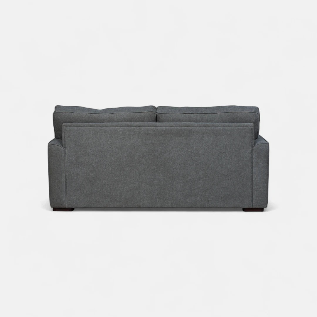 Sofá Monik 3 Cuerpos - Tela Lino Finesse Gris Medio