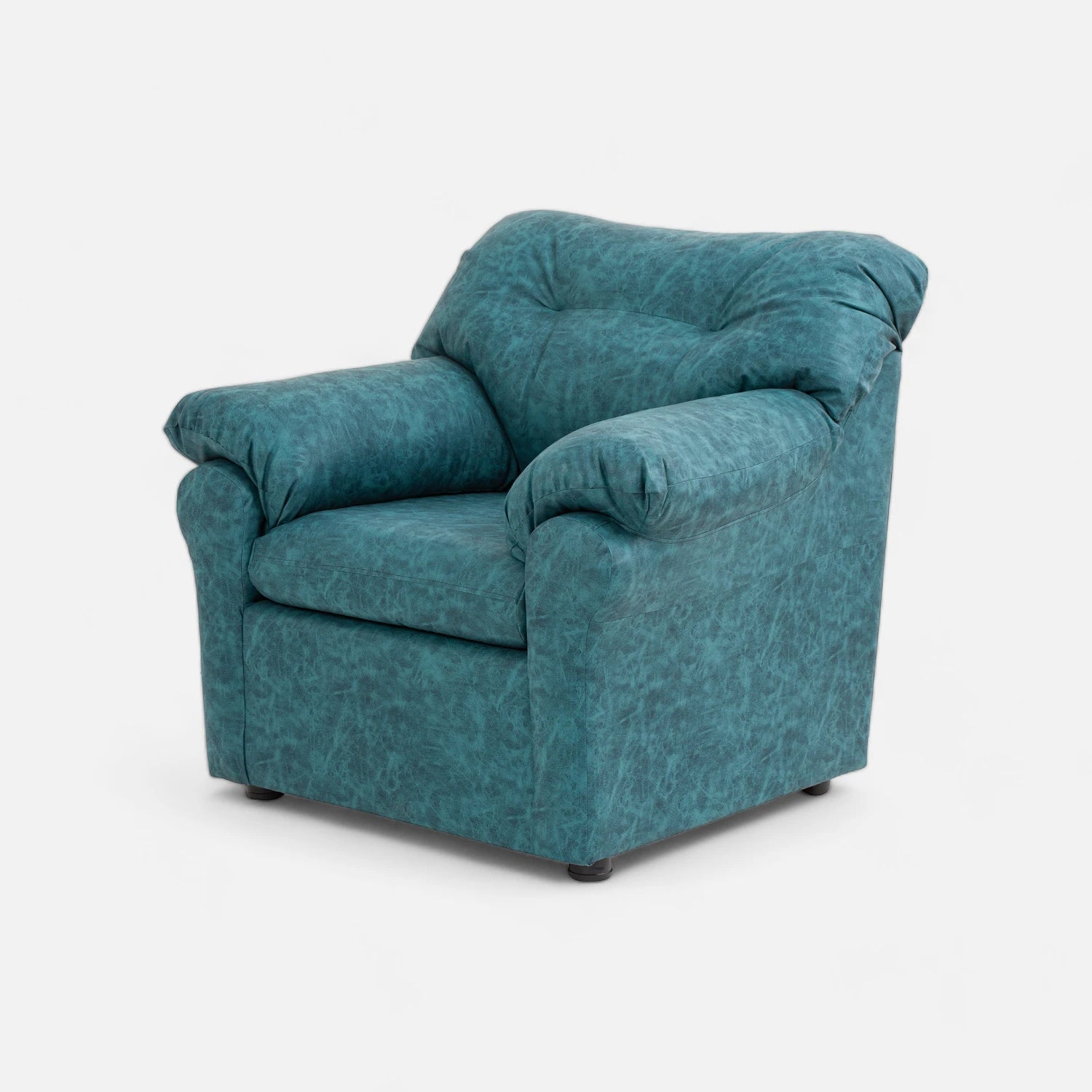 Living América 311 - Cuero Sintético Auris Azul Petróleo