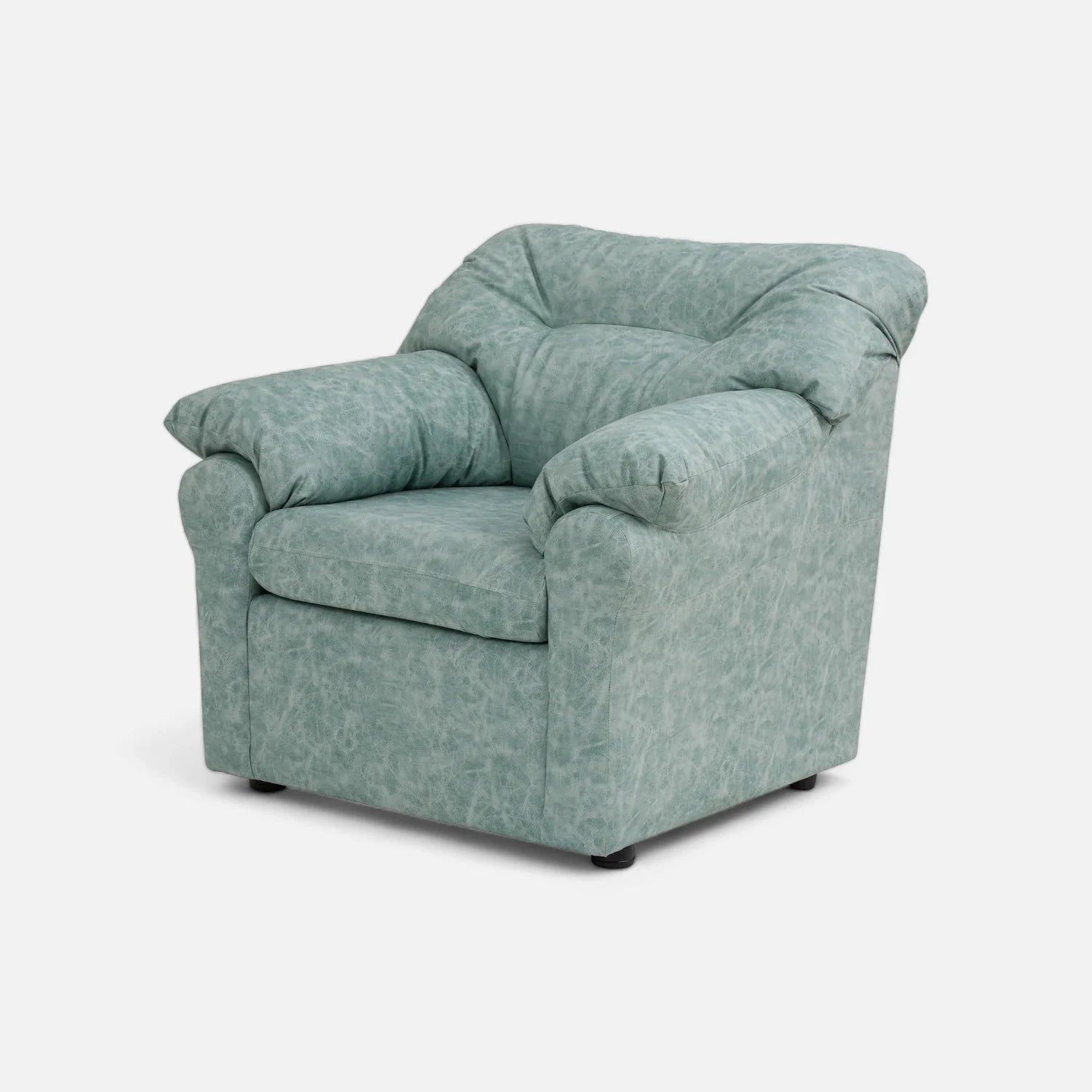 Living América 211 - Cuero Sintético Auris Verde Agua