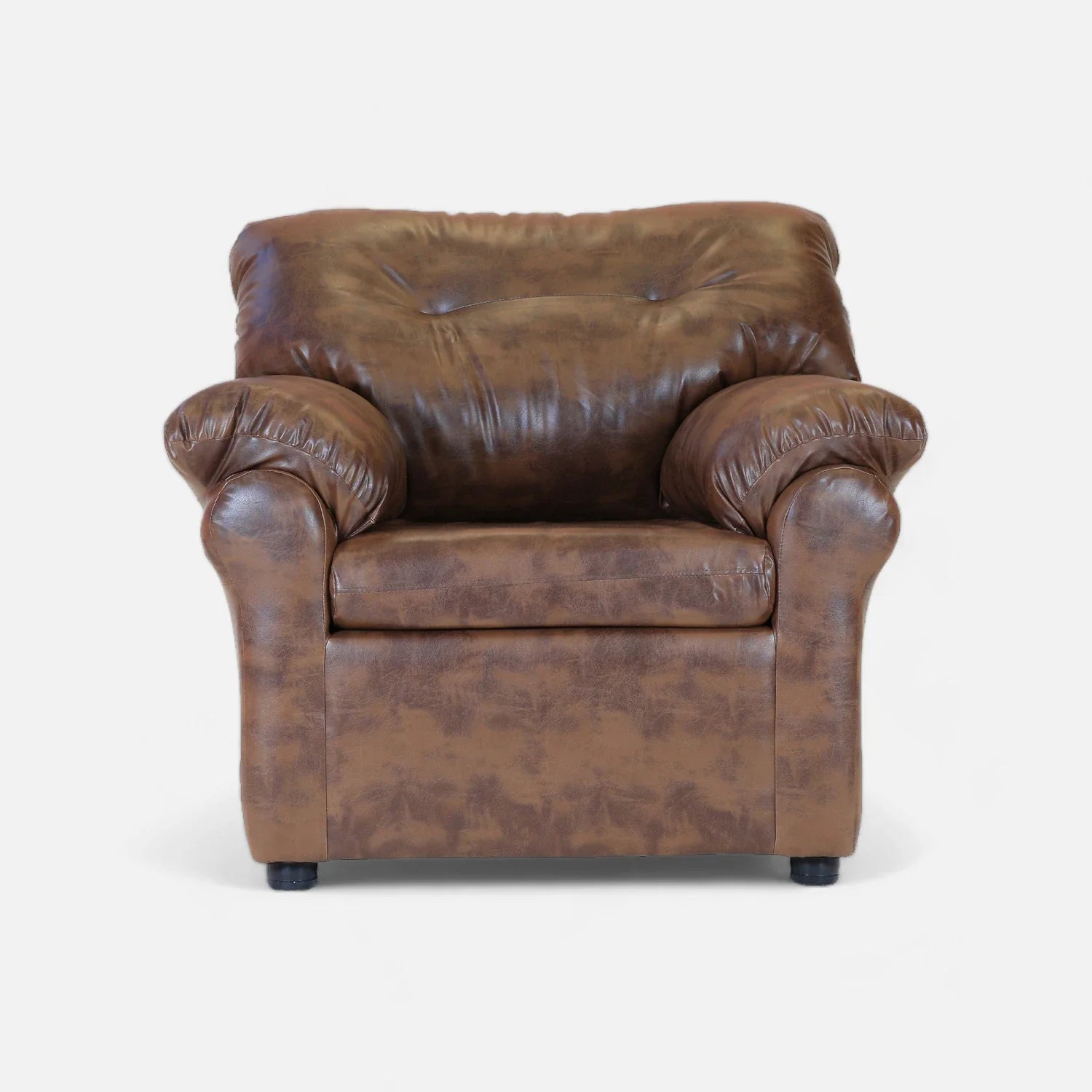 Living América 211 - Cuero Sintético Pu Caramelo