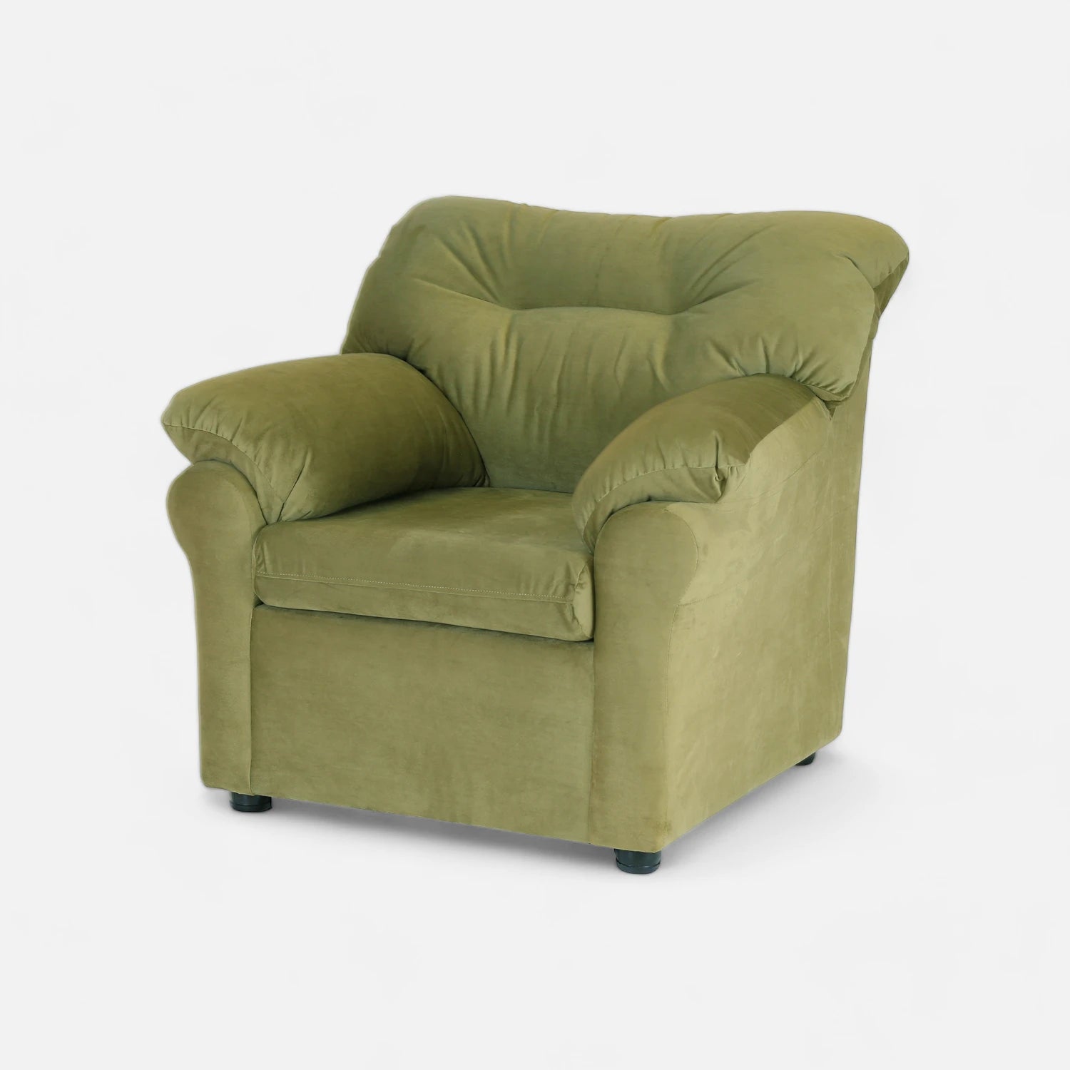 Living América 321 - Tela Felpa Verde Musgo