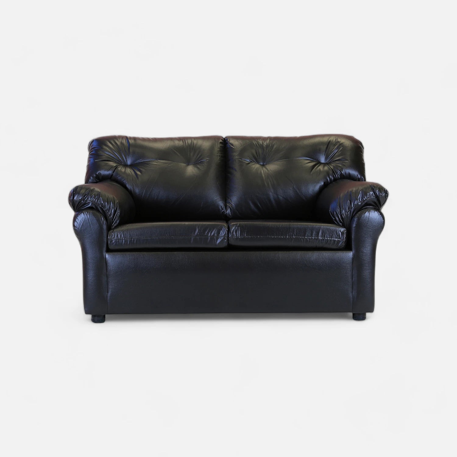Living América 321 - Cuero Sintético Pu Negro