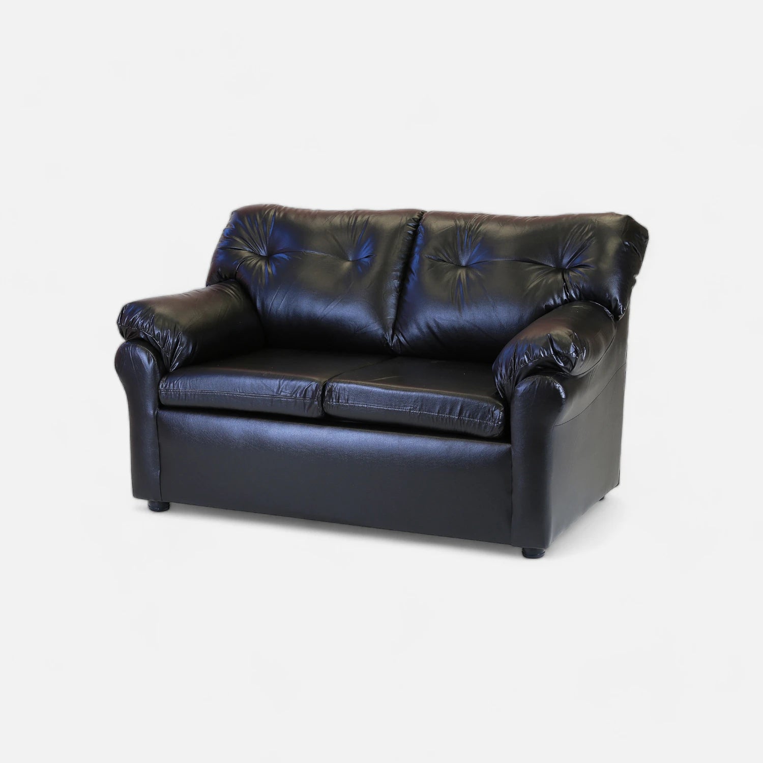 Living América 321 - Cuero Sintético Pu Negro