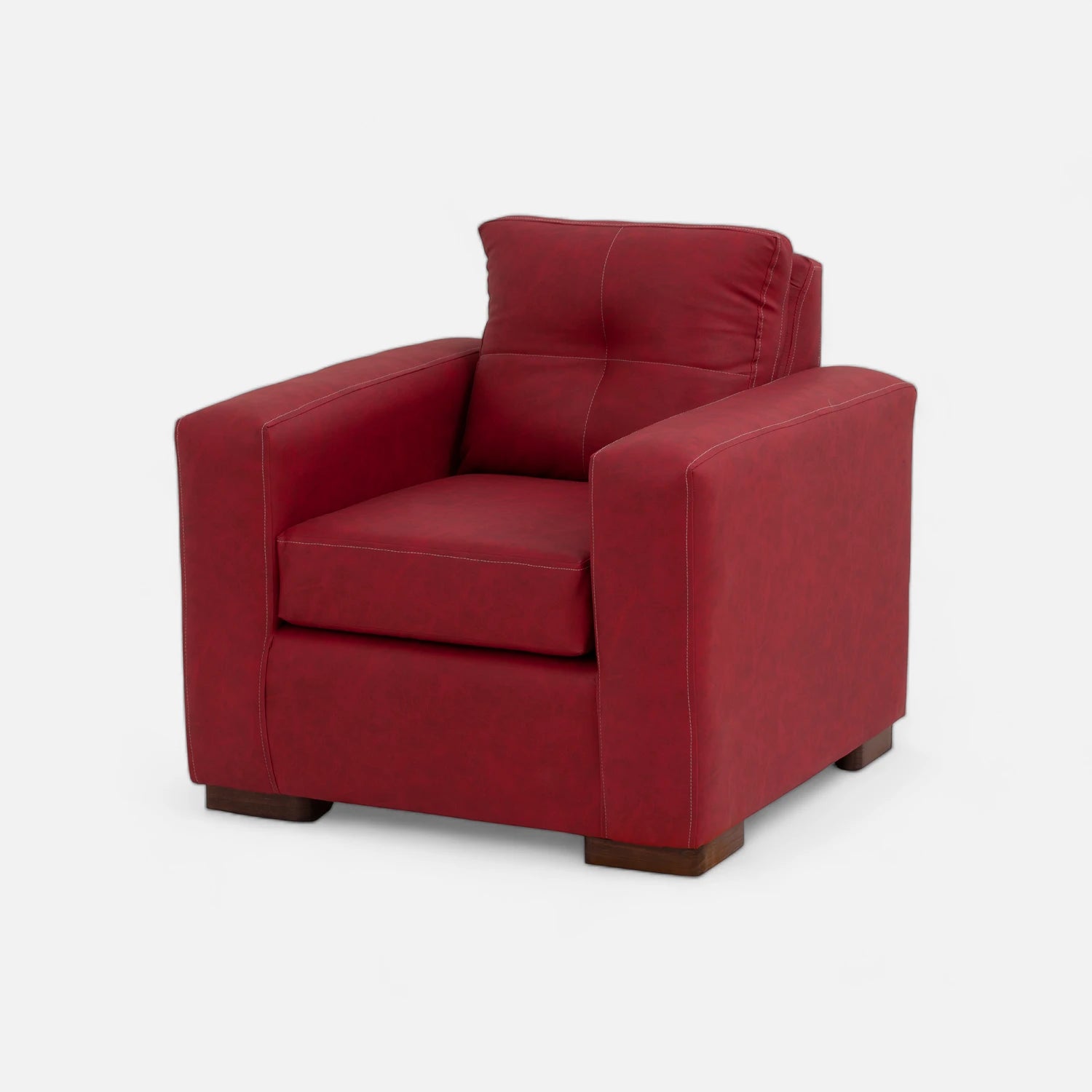 Living Franco 321 - Cuero Sintético Auris Burdeo