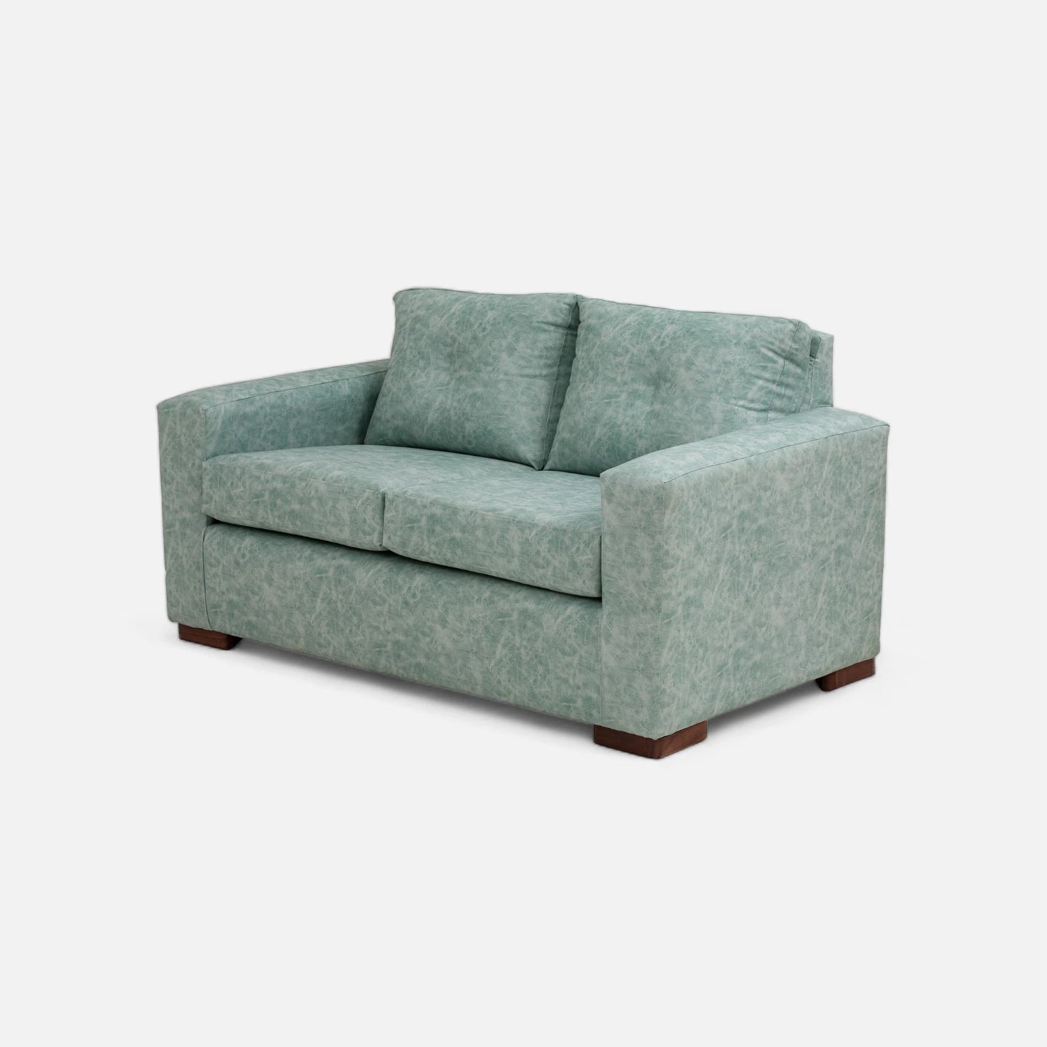 Living Franco 321 - Cuero Sintético Auris Verde Agua