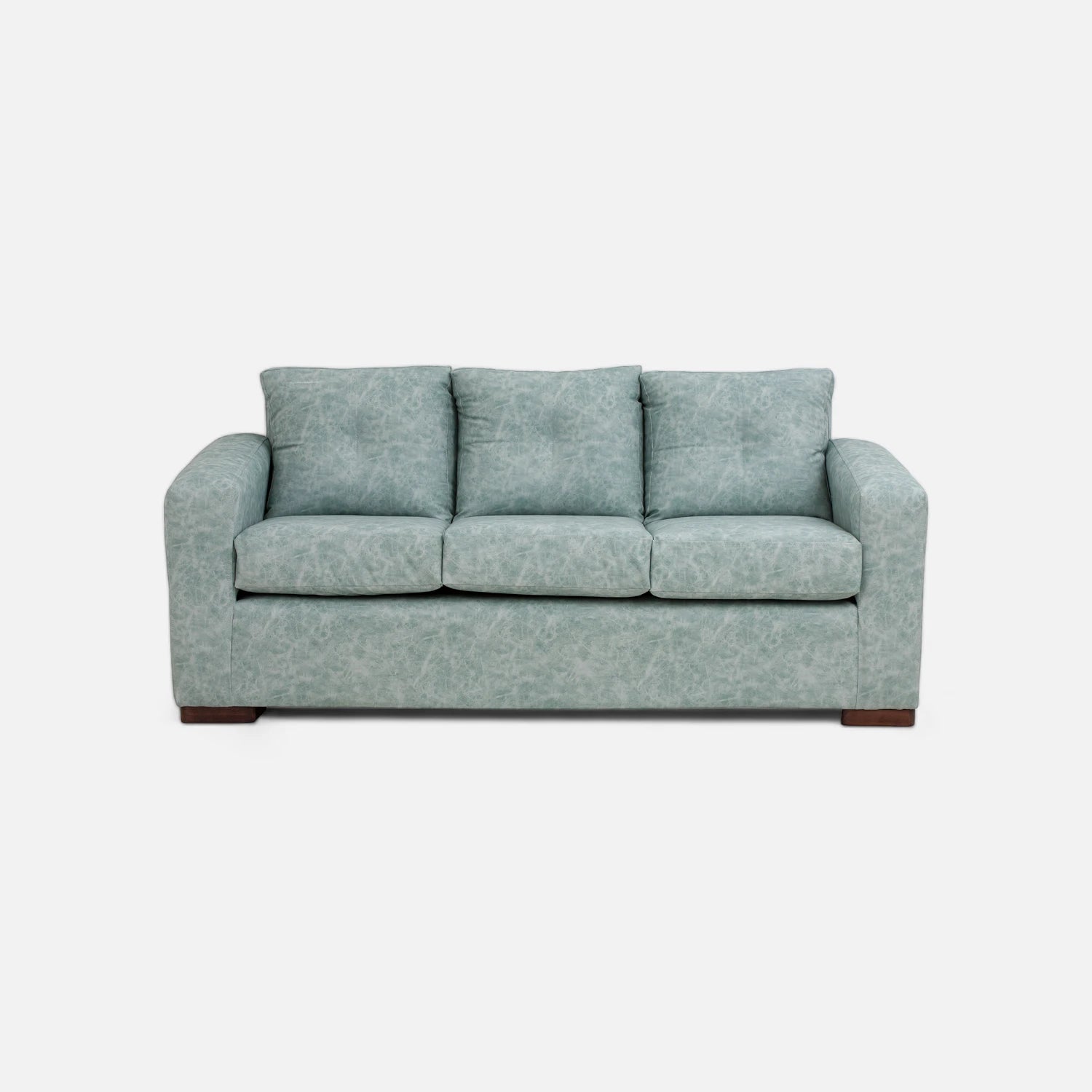 Living Franco 321 - Cuero Sintético Auris Verde Agua