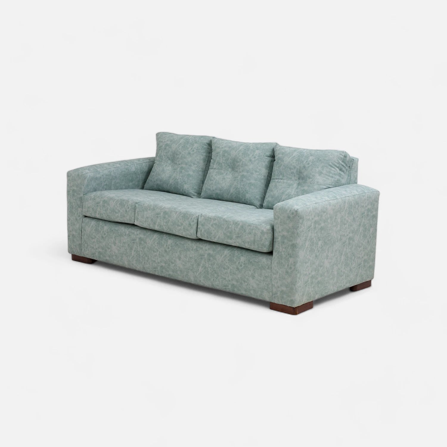 Living Franco 311 - Cuero Sintético Auris Verde Agua