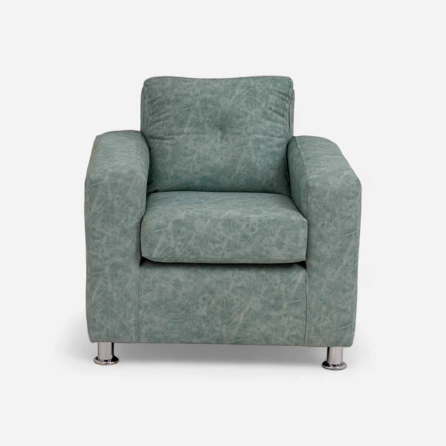 Living George 311 - Cuero Sintético Auris Verde Agua
