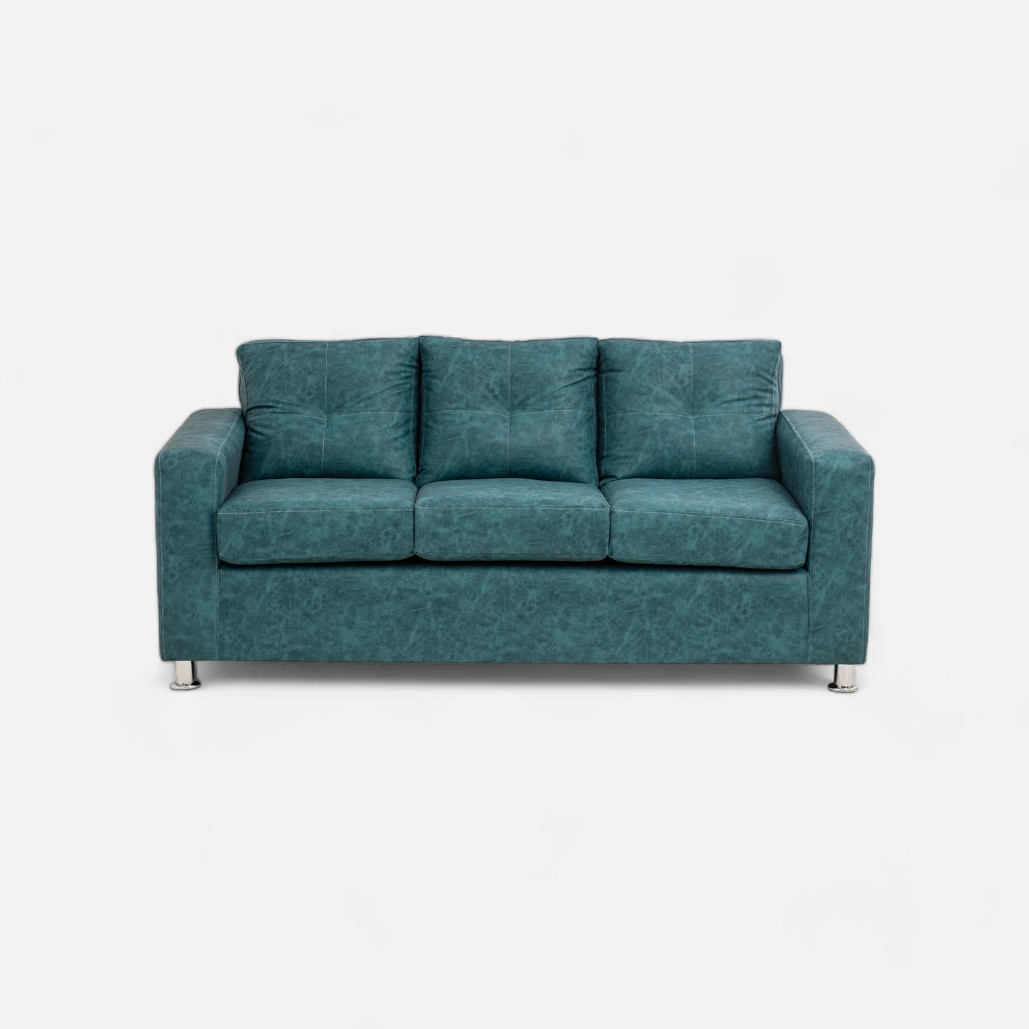 Living George 311 - Cuero Sintético Auris Azul Petróleo