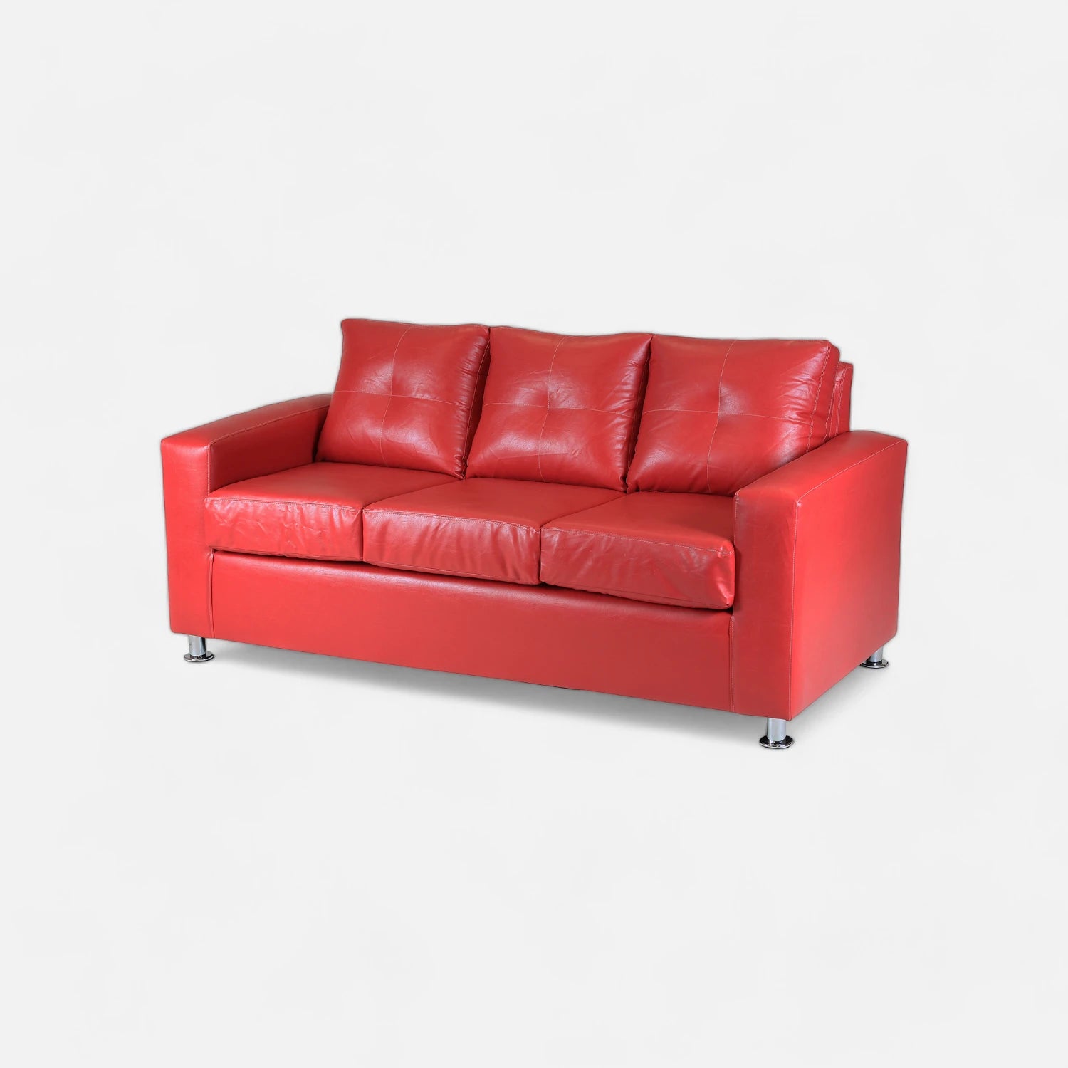Living George 32 - Cuero Sintético Pu Rojo