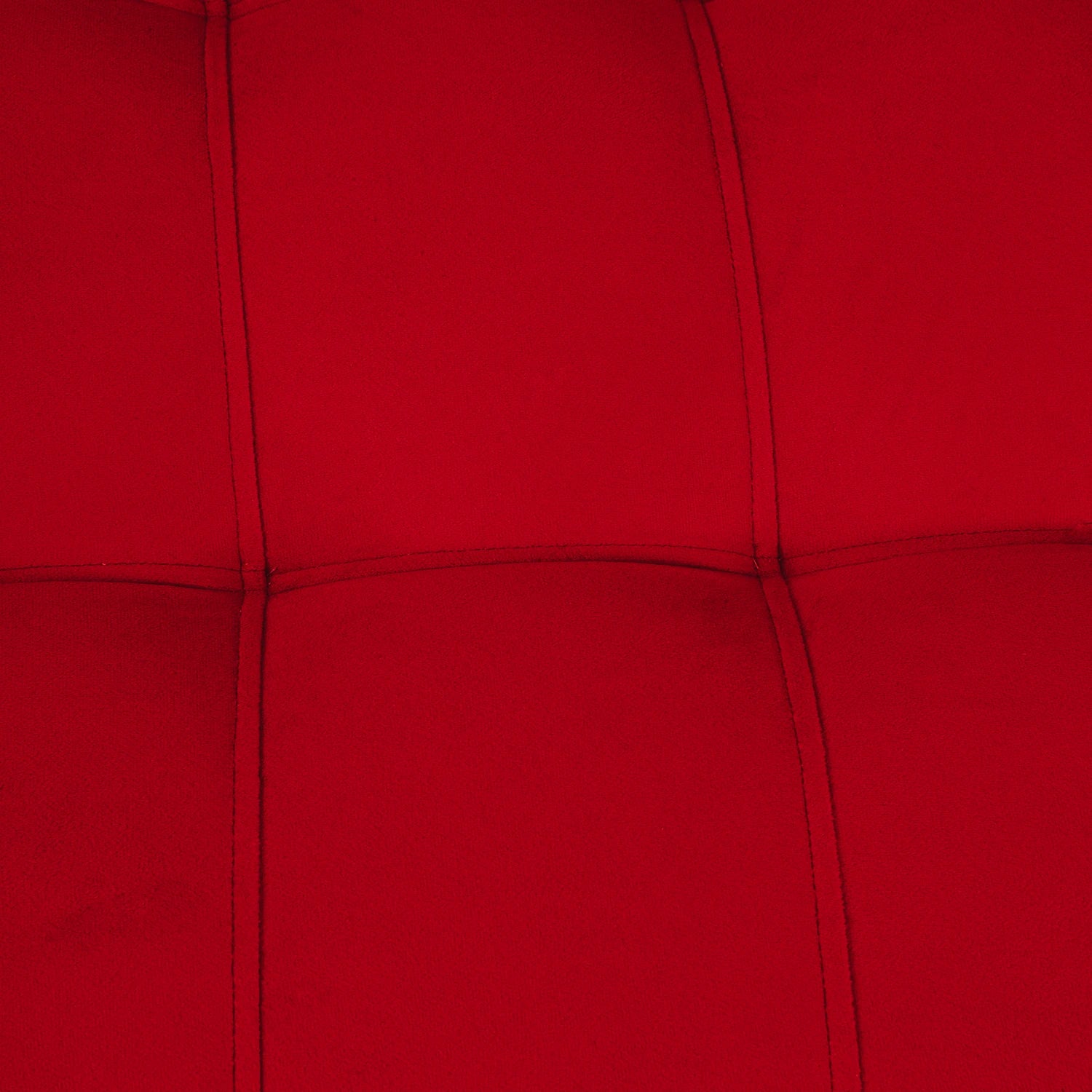 Sofá Cama Ciprés - Tela Felpa Rojo