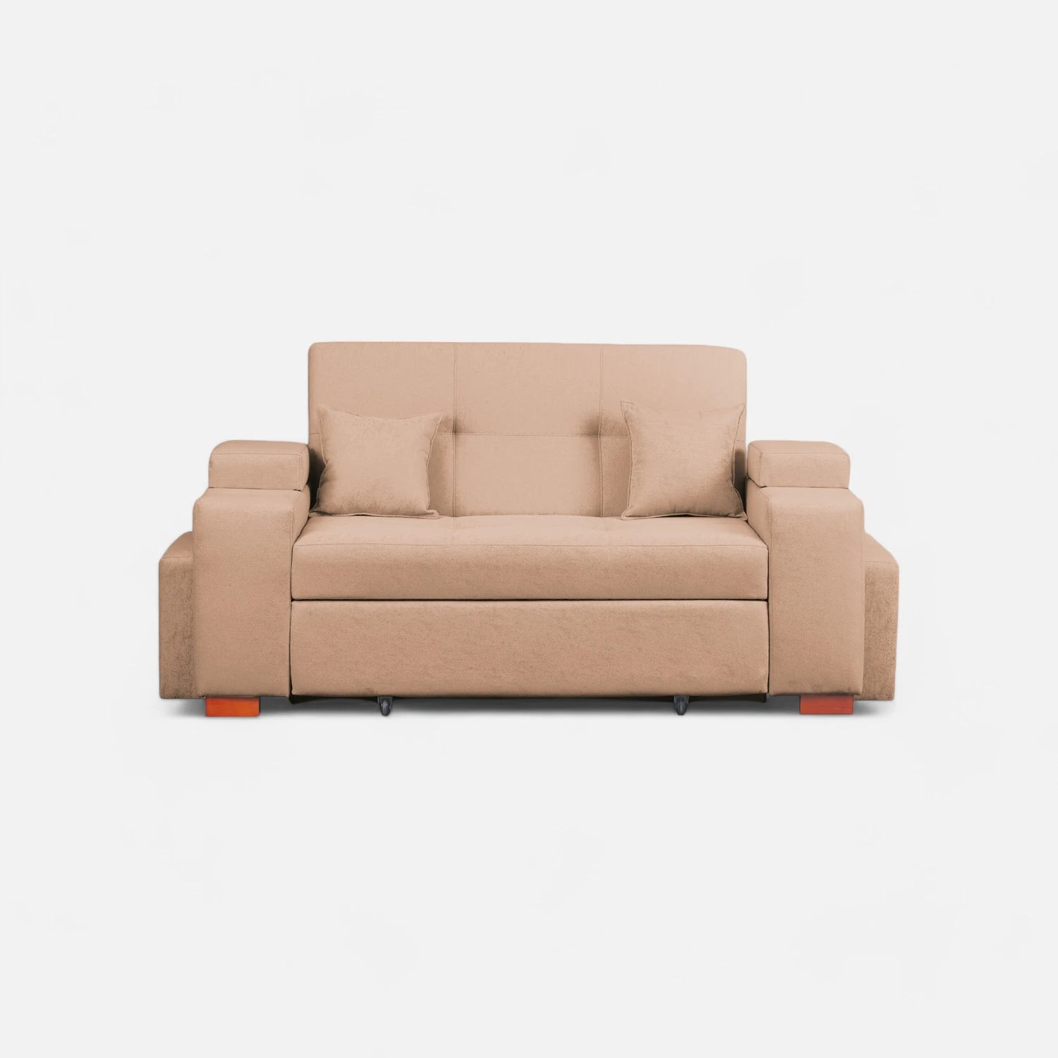 Sofá Cama Romeo - Tela Lino Sidelli Beige