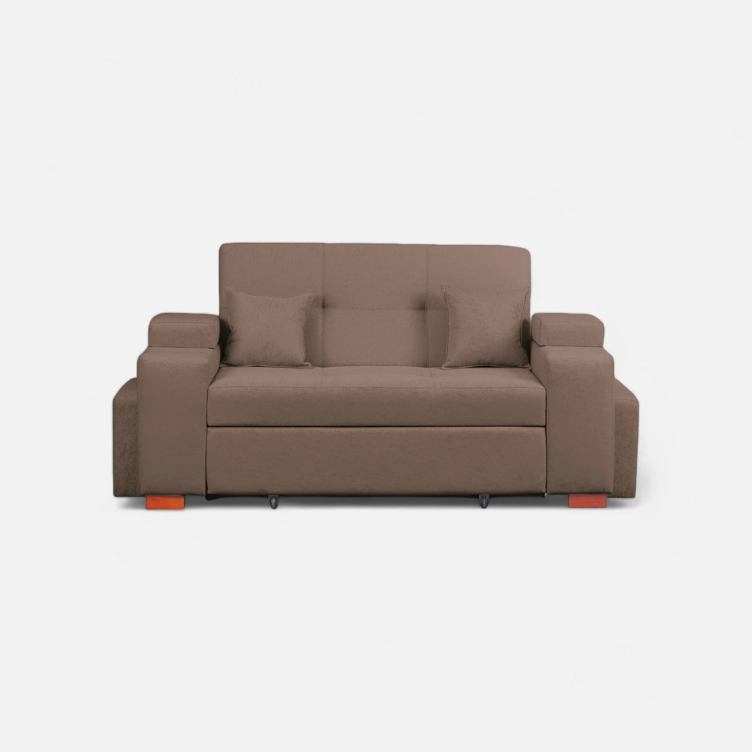 Sofá Cama Romeo - Tela Lino Bahía Café
